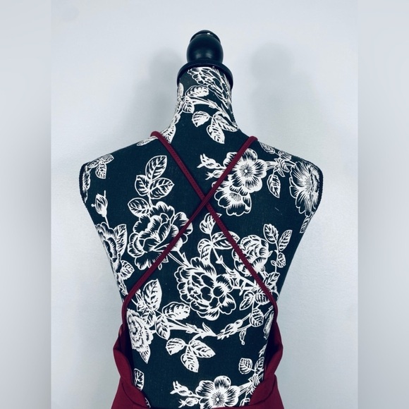 NWT Lush Pitaya maroon strappy bodycon dress size large - Picture 8 of 12